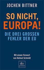 Buchcover: So nicht, Europa