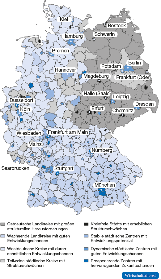 Räumliche Cluster für Smart-Country-Strategien